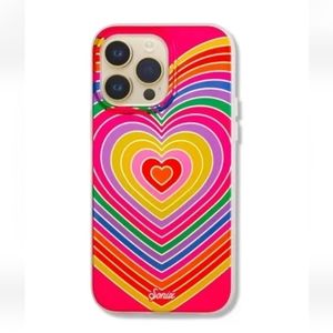 Sonix Rainbow Hearts Apple iPhone 14 Pro Max Case with MagSafe
